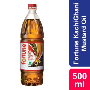 Fortune Kachi Ghani Oil, Mustard,500ml