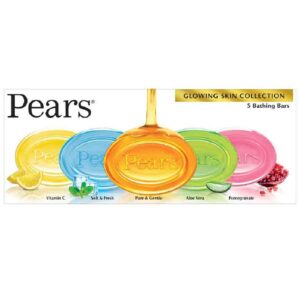 Pears Variety Pack, 5 Glycerin Bathing Bars, 625 gms
